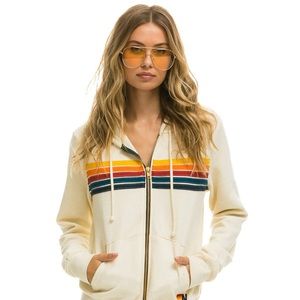 Aviator Nation 5 stripe vintage sweat suit.